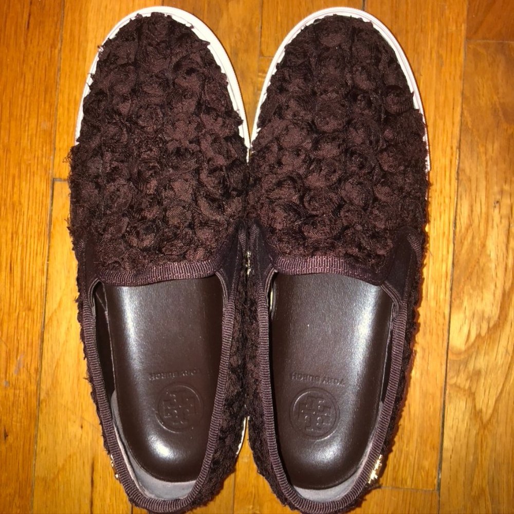 Tory Burch 'Rosette' Slip-On Sneaker Size 6.5M